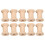 30Pcs Wooden Empty Thread Spools Natural Color 29mm X23mm 2