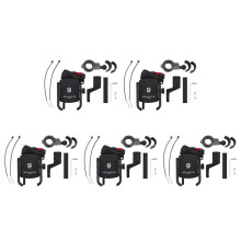 5X Kewiq QC3.0 USB Fast Charging Aluminium Alloy Motorcycle Phone Holder with USB Charger 360 Degree Rotate