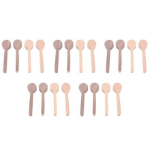 Wood Carving Spoon Blank Beech and Walnut Wood Unfinished Wooden  Whittling Kit for Whittler  (20Pcs)