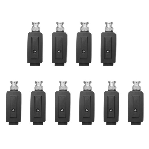 CCTV Camera Coax BNC RJ45 UTP Cat5 Active Video Balun Transceiver 5Pair