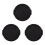 3X Camera Plastic Side Pinch Clip  Front Lens Cap Protective Cover Black 49mm 1