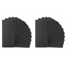 24 Pcs Iron- Mending Fabric 4.92 X 11 Inch Iron Clothes Patches for Mending Fix Pants Pockets Holes Knees Elbow