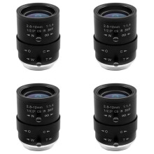 4X 3MP HD CCTV Camera Lens 2.8-12mm Varifocal Manual Zoom Focus CS Mount for Industrial Security Cameras