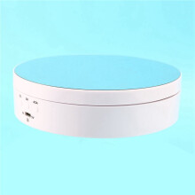 4X 360 Degree Round Rotating Turntable Display Stand Photography Accessories Studio Photo Background Stand New(White)