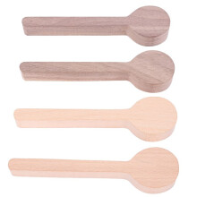Wood Carving Spoon Blank Beech and Walnut Wood Unfinished Wooden Whittling Kit for Whittler (20Pcs)