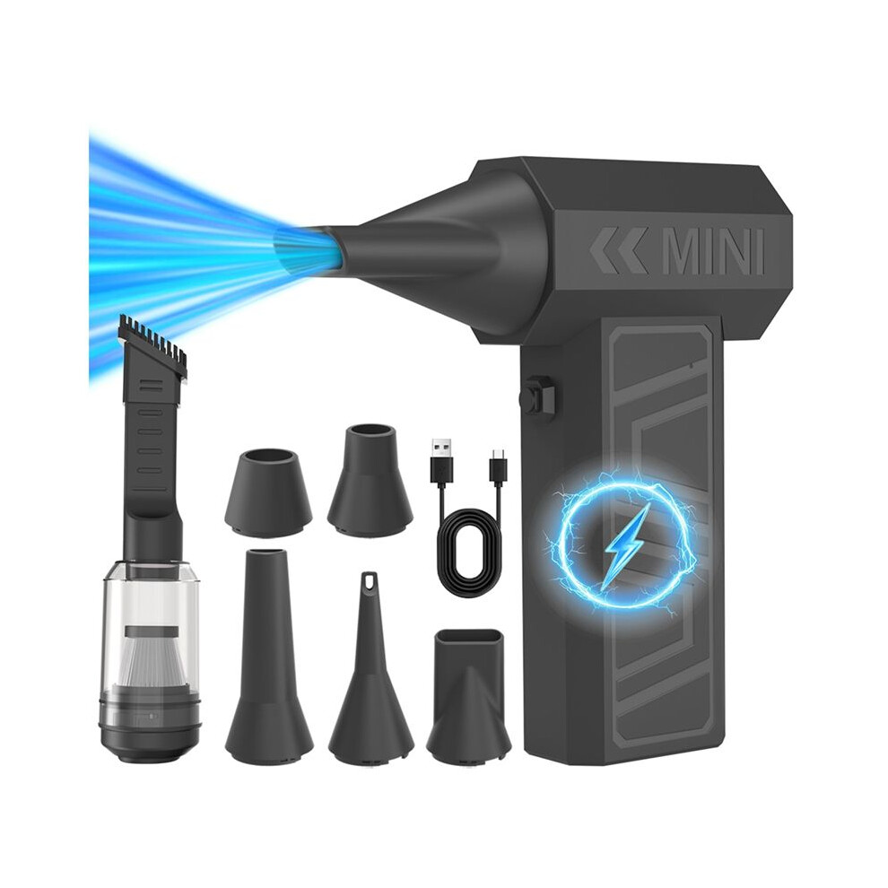 Turbo Jet Fan 5 Outlet Nozzles Blowing Snow 130000Rpm Charging Car Fan Electric Air Duster Cleaning Blower Tool B 6032248878039