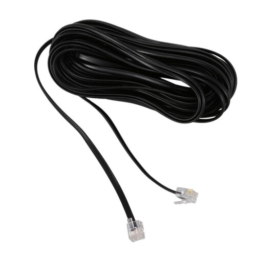 6X RJ11 6P4C Telefonkabelkabel ADSL Modem 10 Meter 1
