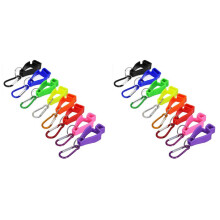 16pcs Glove Clips for Work Glove Holders Glove Belt Clip with Metal Carabiners for Construction Worker Guard Labor