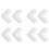 Baby Safety Soft Silicone Shelves Desk Cupboard Corner Protector 8 Pcs 1