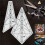 2X Acrylic Sewing Patchwork Ruler Squedge 22.5/45 Sewing Template Ruler Patchwork Quilting Ruler DIY 1