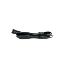 UL Listed 5FT LShaped C7 Power Cord Durable and Universal for Ridgeway QS3715BR Bluetooth Speaker