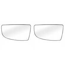 2X Car Front Left Lower Door Wing Rear View Mirror Lens Glass for TRANSIT MK8 V363 2014 -2020 BK3117C718AB