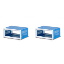 2X Junction Box Metal Rectangle Electronic Project Case DIY Preventive Box Power Enclosure Corrosion Resistant