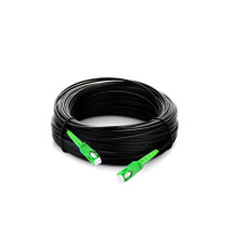 SC/APC to SC/APC Single Mode Fiber Optic Patch Cord 30m Outdoor Drop Cable Low Loss Transmission