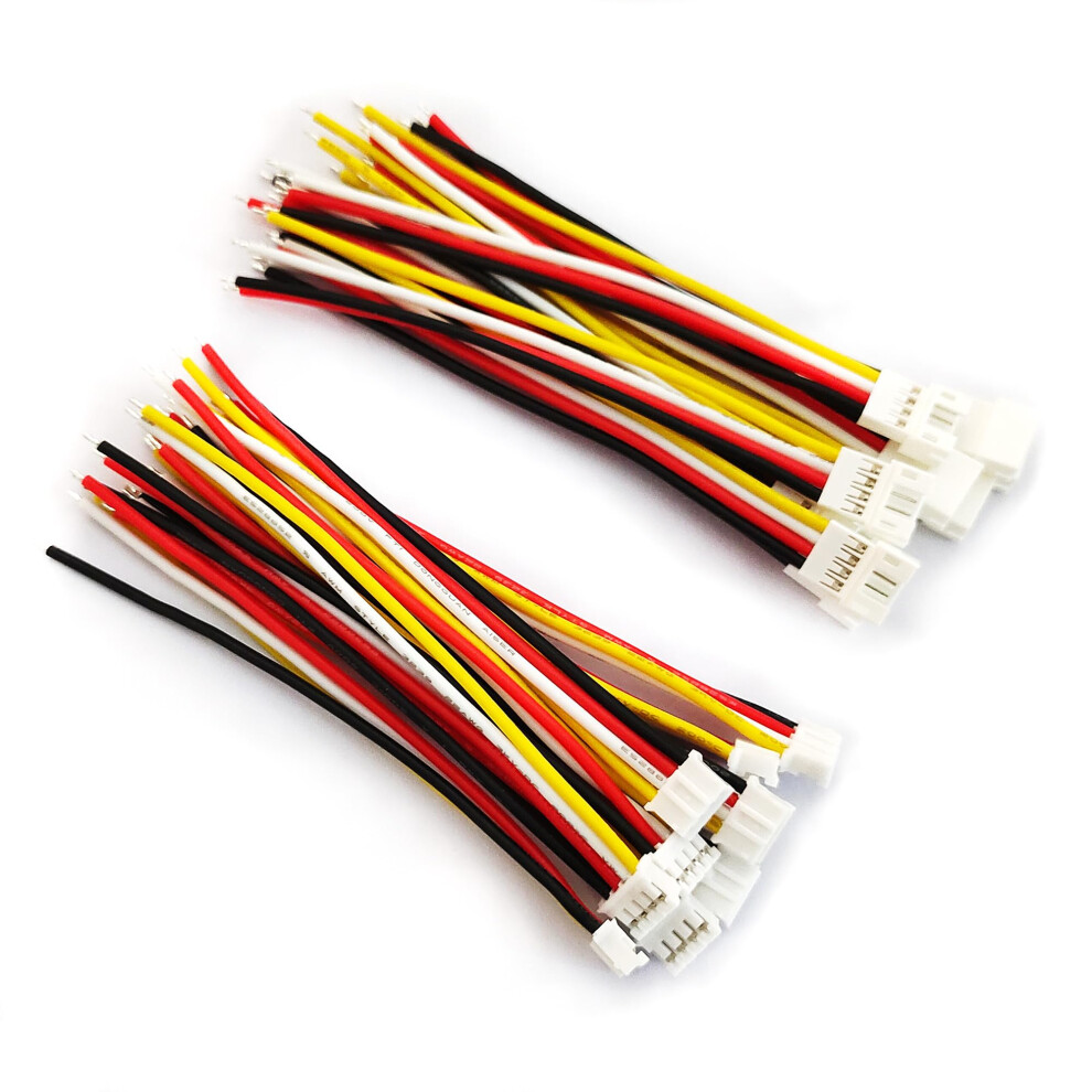 10 Pairs Ph 2.0Mm 4Pin Connector Set With Flexible Silicone Wire For Led Light Strip 9073542709268