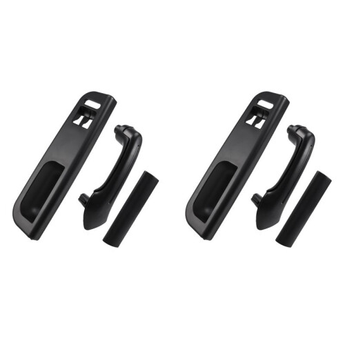 2X Door Black Pull Grab Handle for  4  Access Handle Inside Door Panel Handles