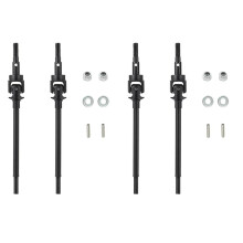4Pcs Steel Metal Front Axle Drive Shaft CVD for Axial SCX10 II 90046 1/10 RC Crawler Car AR44 Axle Upgrade Parts