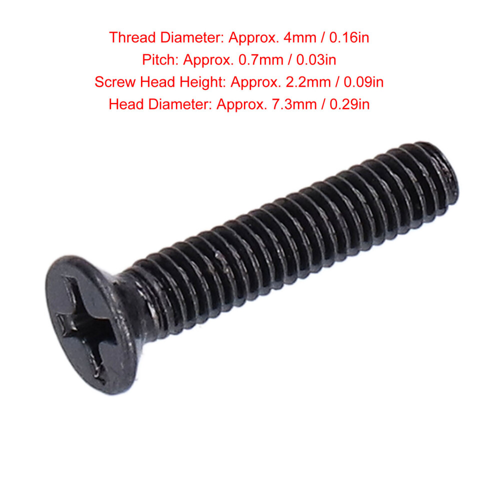 M4 A2-70 50Pcs Countersunk Flat Screws