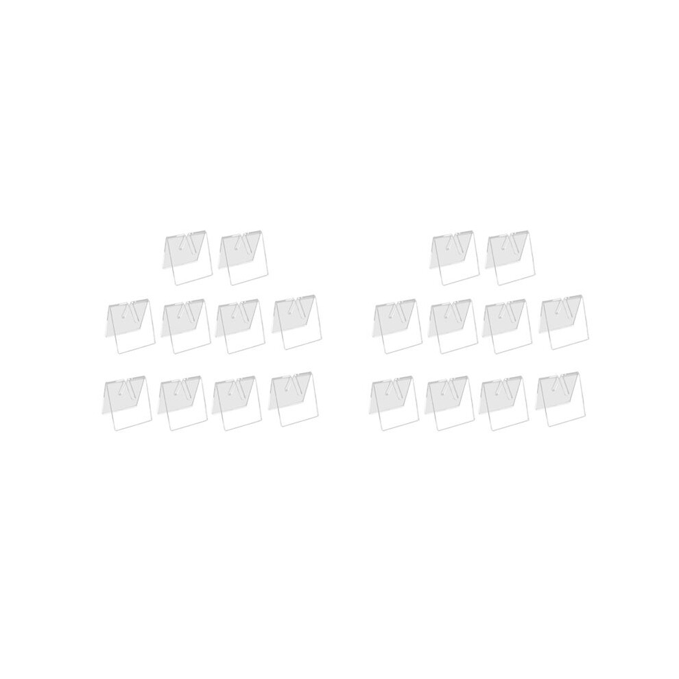 20Pcs Clear Acrylic Knife Blade Display Stand Holders Folding Knife Display Stand Holder Pocket Knives Showcase Rack 6032874952219