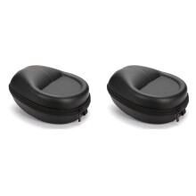 2X Tragbare, Stoßfeste Kopfhörertasche, Hartbox, Kopfhörerhülle, Headset-Tragetasche, Aufbewahrungstasche, Zubehör