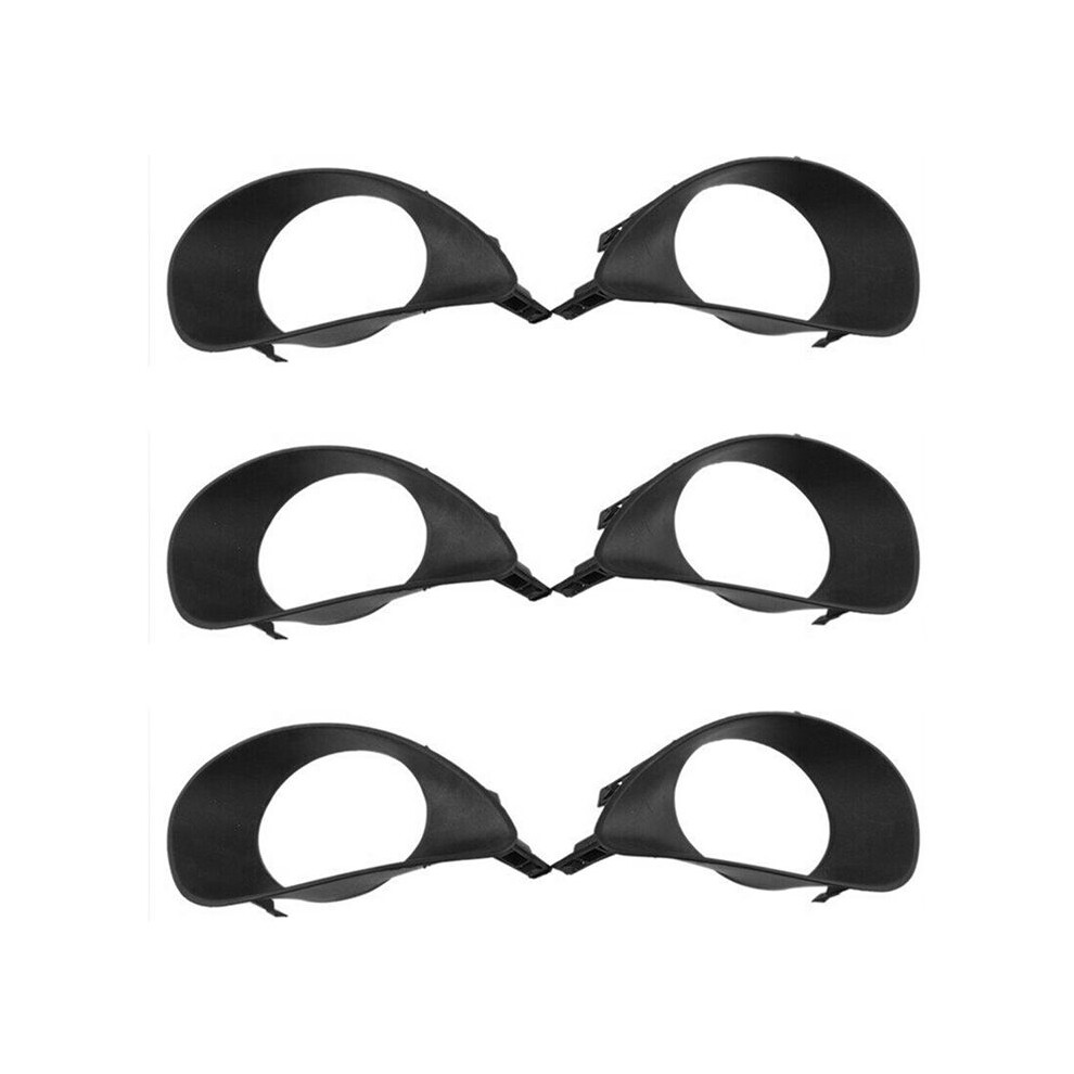 6X Car Front Bumper With Holes Fog Lamp Shade For Yaris 2-Door Hatchback 2007-2013 6033923078843