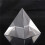 3X Prism Optical Glass Pyramid 40mm High Rectangular Polyhedron Suitable for Teaching Experiments 3