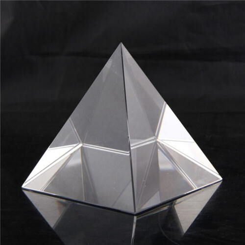 3X Prism Optical Glass Pyramid 40mm High Rectangular Polyhedron Suitable for Teaching Experiments 2