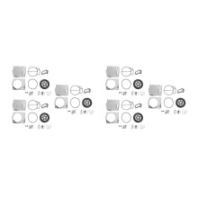 6 Set Carburetor Carb Repair Kit for Mikuni 650 717 720 787 SP GS GTX HX Rebuild Kit Replacement Parts Gaskets