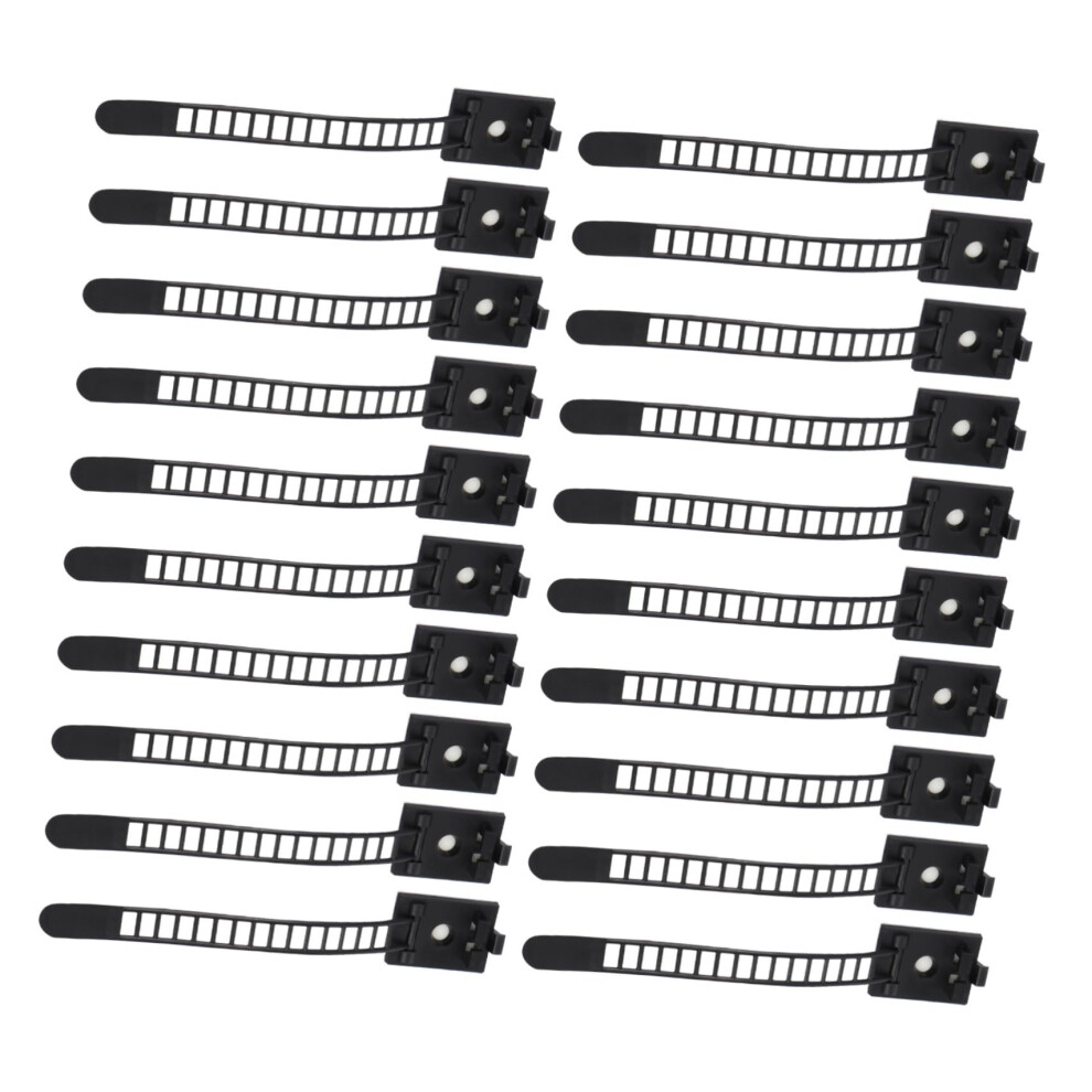 Cable Management Clips 50Pcs Selfadhesive Nylon Ties Strong Adhesive For Home Office Tv Desk 9092120724615