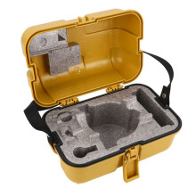 Leveling Instrument Case Single Lock Plastic Total Station Level Storage Box for Surveying Equipment Case Yellow