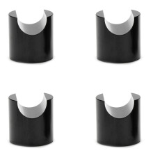 4X HIFI Cable Tray Stand Spike Black Power/Speaker Riser Booster Cable Feet Wire Stabilizer Cable Holder Crimp Cable