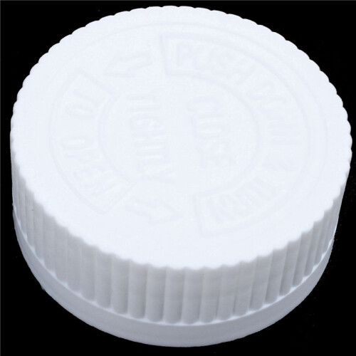 Plastic Empty Medicine Bottles Pill Tablet Container Holder 12pcs White