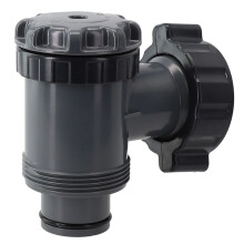 Válvula de Émbolo Compatible con Bomba de Filtro de Piscina de 38 mm. Reemplazo para Mangueras de 1 1/2" de Diámetro y Accesorios de 2 1/2".
