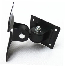 TV Wall Mount with 360 Rotation, SpaceSaving Black Bracket for Flat Panel TVs, Secure Hardware
