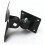 TV Wall Mount with 360 Rotation, SpaceSaving Black Bracket for Flat Panel TVs, Secure Hardware 1