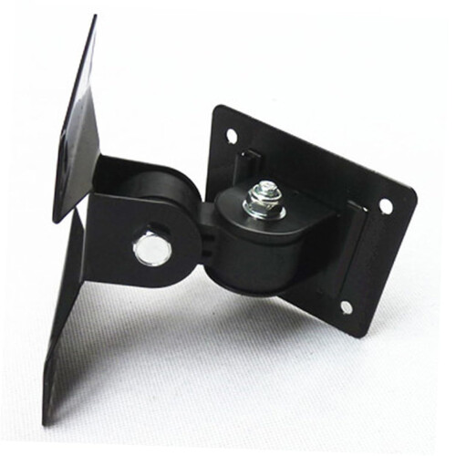 TV Wall Mount with 360 Rotation, SpaceSaving Black Bracket for Flat Panel TVs, Secure Hardware