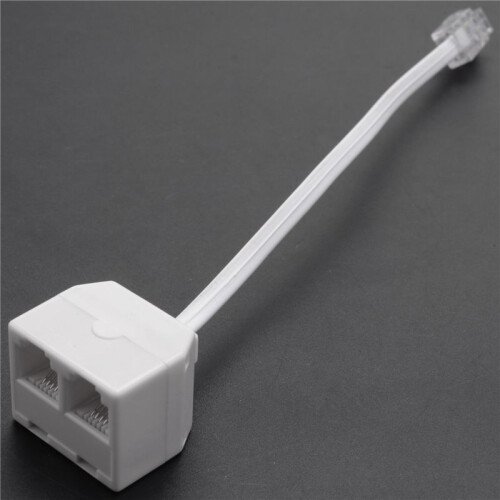 3X RJ11 6P4C Divisor de Telefono 1 Macho 2 Hembra - 1