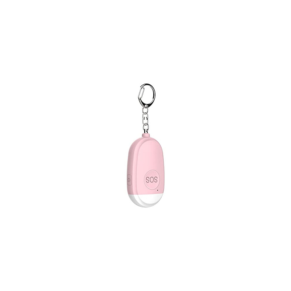 130Db Safety Alarm Keychain With Loud Siren For Women Men Kids Seniors, Bright Pink 9092120724776