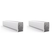 2X Tuya Zigbee  Curtain Motor Electric Curtains Opener Super Silent Remote Control for Alexa EU Plug