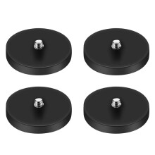 4X Magnetic Suction Bracket Base 1/4 Inch Screw Thread Hole Action Camera Holder Camera Photography Accessories