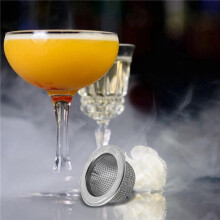 80st Cocktail Smoker Filtertillbehör, Dubbelskärmsfilter, Tvättbart Rostfritt Stål Mesh Filterskål