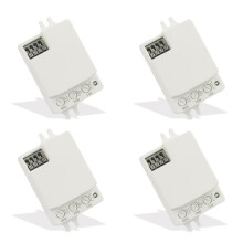 4X 5,8 GHz Mikrovågsradar Rörelsesensor AC85-265V Intelligent Människokroppssensor Rörelseljusströmbrytare
