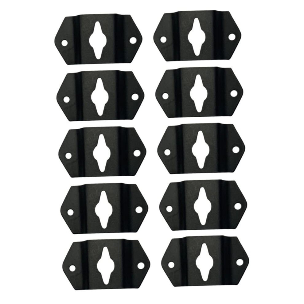 10 Pack Speaker Wall Mount Hooks For Surround Sound Speakers, Reliable Spacesaving Brackets 9092120724851