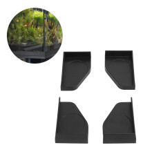 Shockproof Plastic Fish Tank Corner Protector 6x4cm, Anti Skid Cover