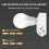 2X E27 LED Bulb Light Holder PIR Human Body Infrared Sensor Lamp Holder 220V with Regulate 4