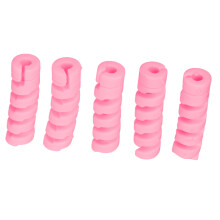 Pink Rubber-Fahrradkabelschläuche 5 Stück zum Schutz des Rahmens & Bremsleitungen