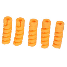 Bike Cable Frame Protection Sleeves 5Pcs Rubber Yellow for Shifter & Brake AU