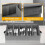 2X Flatware & Utensil Storage - Durable Silverware Storage Box with Adjustable Divider, 5 Compartment Flatware Case 4