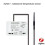 2X Tuya  Zigbee  with Temperature Sensor Passive Dry Contact Zigbee Relay Work with Home Assistant AC 85-250V 3