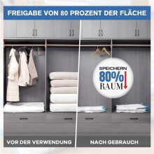 Vakuumbeutel für Kleidung - 20er-Pack 40 X 30 cm Wiederverwendbare Aufbewahrungsbeutel Vakuumbeutel mit Verschluss und Platzsparende Reisetaschen